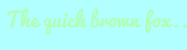 Image with Font Color B1FFB1 and Background Color B1FFFF